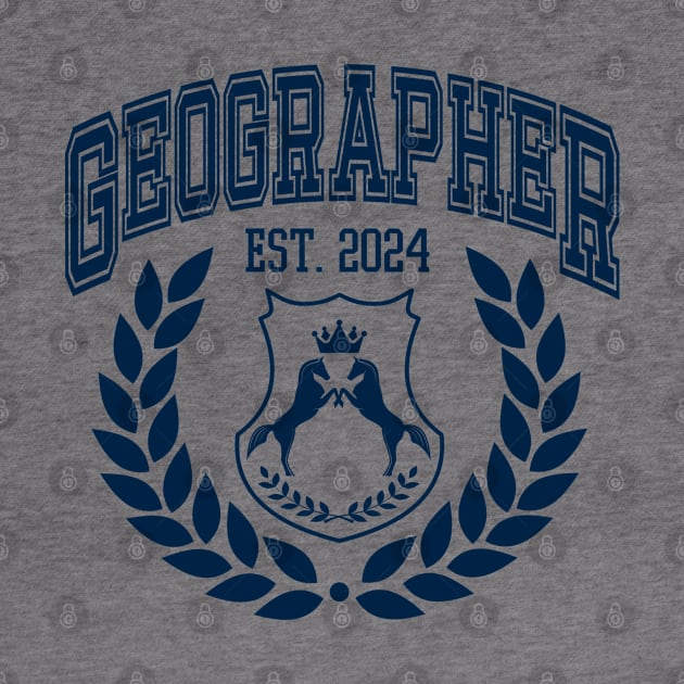 Geography Graduation College, Geographer Grad 2024 by WaBastian